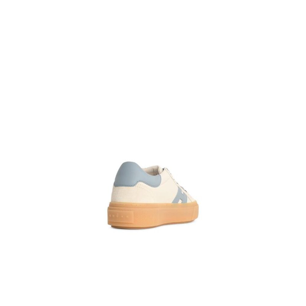 Hogan 'Hogan Crosswind' Ivory Leather Sneakers Women - Picture 3 of 3